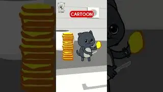 Cartoon VS Reality | Cat Babo Animation | (Animation Meme)  #shorts