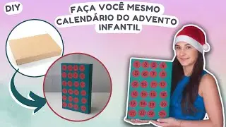 COMO FAZER CALENDÁRIO DO ADVENTO COM PAPELÃO | DIY IDEIAS PARA O CALENDÁRIO DO ADVENTO INFANTIL
