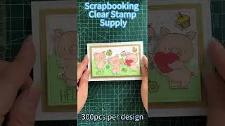 Clear stamp supply by direct factory, low moq with great quality. #clearstamp