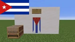 How to Make Cuba's Flag in Minecraft