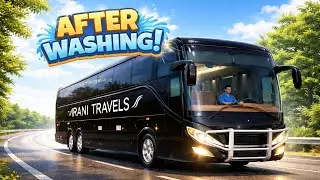 Fresh & Clean Bus 🚍✨ | After Washing Road Test