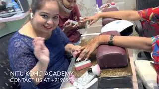 Advance 5D Flowers Nail Art Designing for Birthday on Gel Nails Extensions