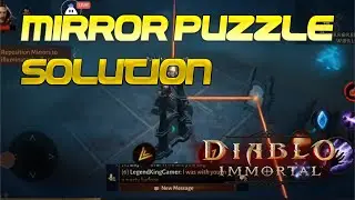 Mirror Puzzle Solution Guide - Diablo Immortal