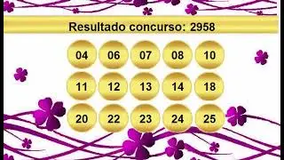 sorteio resultado lotofacil 2958 Palpite 2959