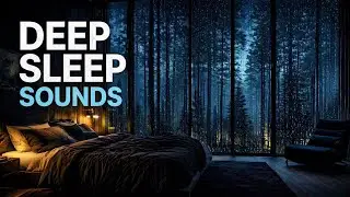 Gentle Rain Sounds for Fast & Deep Sleep (8 Hours) | Cozy Bedroom