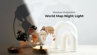 Now on Kickstarter: MyMapy: Multifunctional 3D World Map Night Light
