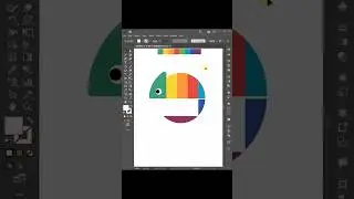 Adobe illustrator Easily Drawing Lizard logo with Ellipse tool for Beginner Tutorial