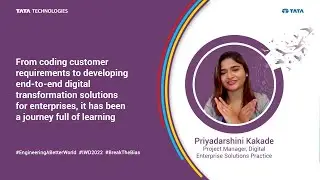 International Women's Day | A Journey of Perseverance & Growth by Priyadarshini | Tata Technologies