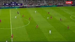 🔴 LIVE INDONESIA VS HONG KONG HARI INI ~ BAHASA INGGRIS  DI PES/EFOOTBALL UJI COBA