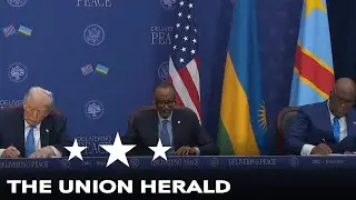 Президент Трамп принял участие в церемонии подписания мирного соглашения между Конго и Руандой.