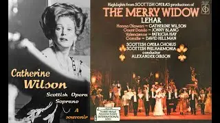Catherine Wilson as The Merry Widow  Scottish Opera 1977 Alexander Gibson