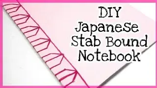 DIY Japanese Stab Bound Notebook | Back To School | Get Creative With Me !