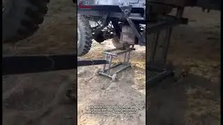 Homemade Scissor Jack for Vehicle Maintenance