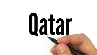 How to turn words QATAR into cartoon / FIFA World Cup Qatar 2022