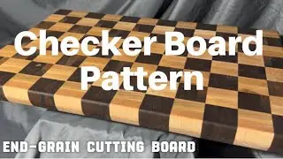 Black Walnut and Maple Checker Board Pattern