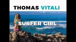 Surfer Girl in Santa Teresa (Costa Rica) - Aerial Film Clip