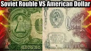 Mighty Soviet Rouble Versus American Dollar. USSR currency #sovietmoney