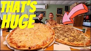 HUGE SOLO PIZZA!! NO TEAM NEEDED! Record?!? MOLLY SCHUYLER EATS ~ DAN KENNEDY EATS