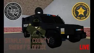 ROBLOX | Stapleton County | SWAT Patrol #7 | LIVE 🔴