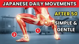 6 Simple Daily Movements Japanese Elders Practice After 50 (No Gym Required)