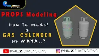 How to model a Gas Cylinder in Maya..?