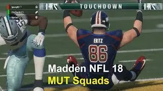 Madden NFL 18 Gameplay MUT Squads 3 vs. 3 Online Team Play