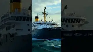 Was It Luck or Skill That Saved This Ship? #scaryocean #oceanship #ocean
