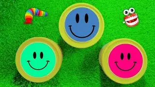 Satisfying Video | Unpacking and Mixing Rainbow Candy in SMILE  Boxes ASMR..#asmrunboxing