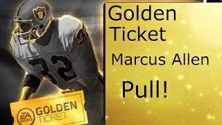 GOLDEN TICKET MARCUS ALLEN PULL! TOO GOOD! Madden 16 Ultimate Team Gameplay