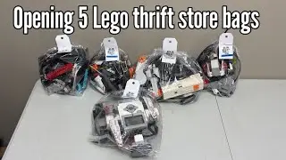Let&rsquo;s open 5 Lego thrift store bags