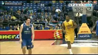 Lotto League 2011/12, Game 13: Maccabi Tel Aviv - Ironi Ashkelon 108:75