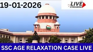 SSC AGE RELAXATION CASE LIVE II LIVE FROM SUPREME COURT OF INDIA #supremecourt #supremecourtofindia