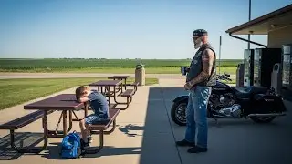 My Dad Forgot About Me - Boy Stranded at Rest Stop Until Biker Rode 200 Miles to Reunite Them