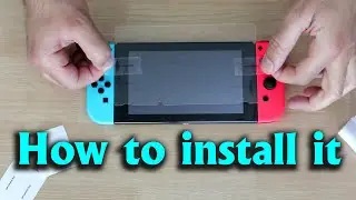 How to Install Switch Screen Protector - Syncwire
