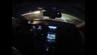 GoPro Night Time driving Time Lapse test