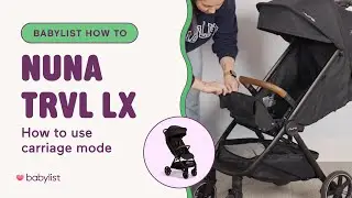 Как настроить автокресло Nuna TRVL LX для новорожденных | Полностью откидывающееся положение