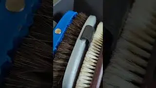 Eqclusive Grey/White/Coloured horses Pack of Patented Brushes &reg;️