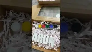 Kids special - Name painting kit 🎨 #diy #kidsgift #trendingshorts #viralvideo #diykidscrafts #diykit