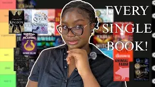 tier ranking EVERY SINGLE BOOK i read in 2025 #controversial 