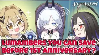 Total Lumambers You Can Potentially Save Before Anniversary Starts! - Alchemy Stars