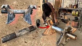 Restoration Truck suspension Trunnion Shaft || How to Repair Trunnion Shaft of Truck
