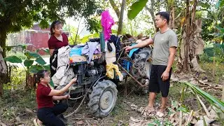 Repair and Restore an Old, Rusty KUMIAI Diesel Farm Machine Purchased For $500.