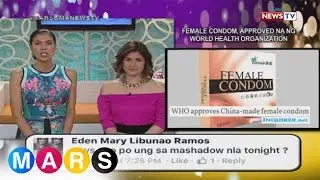 Mars: Female condom, approve na ng WHO