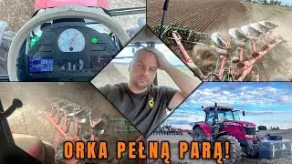 #VLOG Orka Oreczka Orunia pod rzepak/ MF 7624 dyna vt +Kverneland ED 100 /packomat/ nocka!