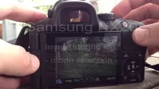Samsung NX20 - Lag while storing