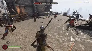 chivalry 2 - two handed hammer gameplay - the fall of lionspire