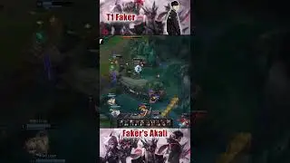 NO ONE ESCAPES FAKER'S AKALI #shorts #faker #leagueoflegends