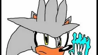 A Drawing from Simpsons289: Silver the Hedgehog