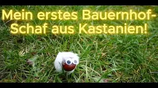 Schaf aus Kastanien basteln 🐑 | Einfaches Herbst DIY f&uuml;r Kinder