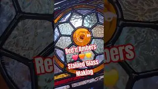 Gorgeous Traditional Lead Came Method Stained Glass Making #stainedglass #glassart #craft #artist